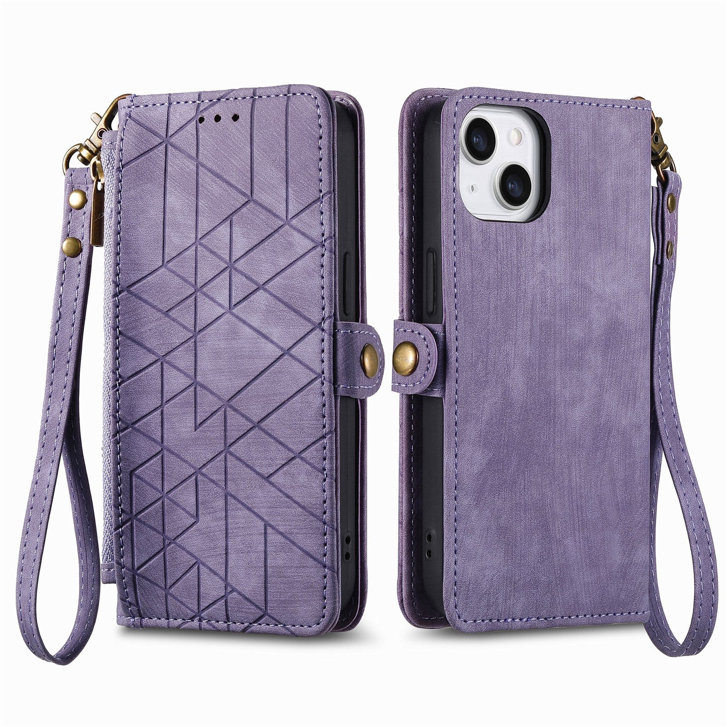 Geometric Wallet Phone Case