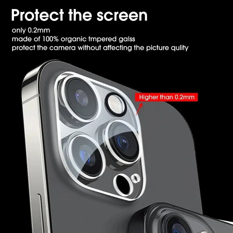 2PCS Camera Lens Glass Camera Screen Protector Film