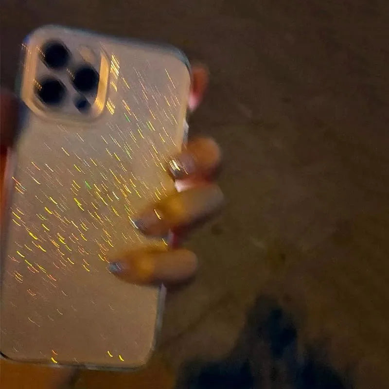 Luxury Bling Glitter Clear Case For iPhone Shockproof Transparent Soft