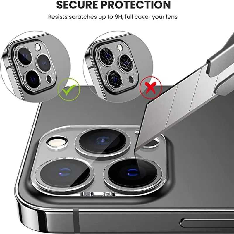 2PCS Camera Lens Glass Camera Screen Protector Film