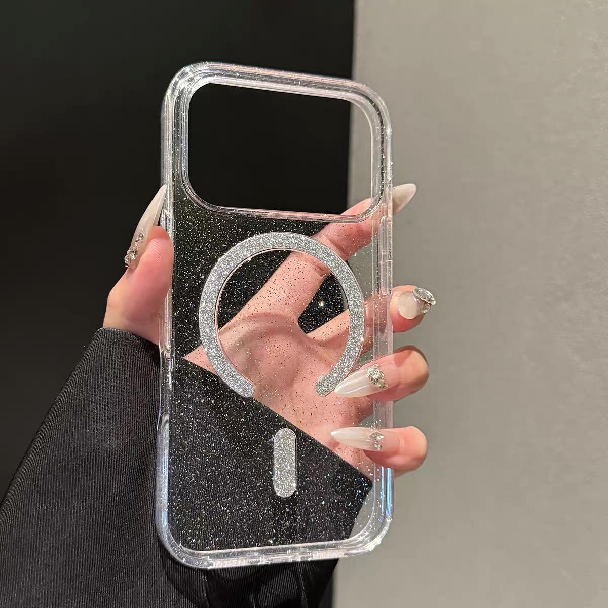 MagSafe Glitter Clear Case