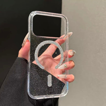 MagSafe Glitter Clear Case