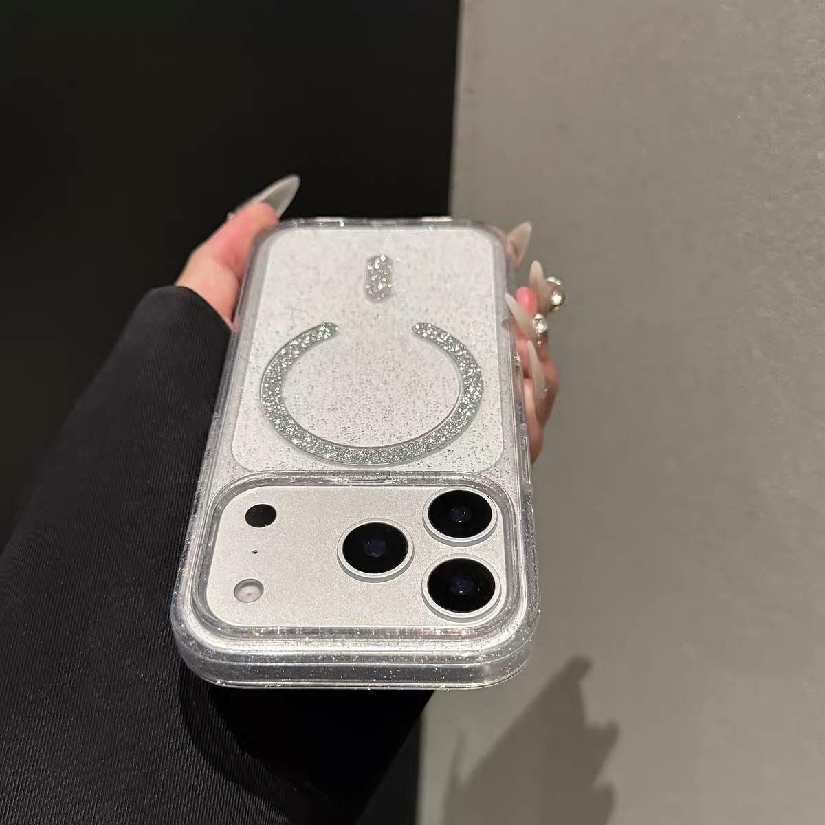 MagSafe Glitter Clear Case