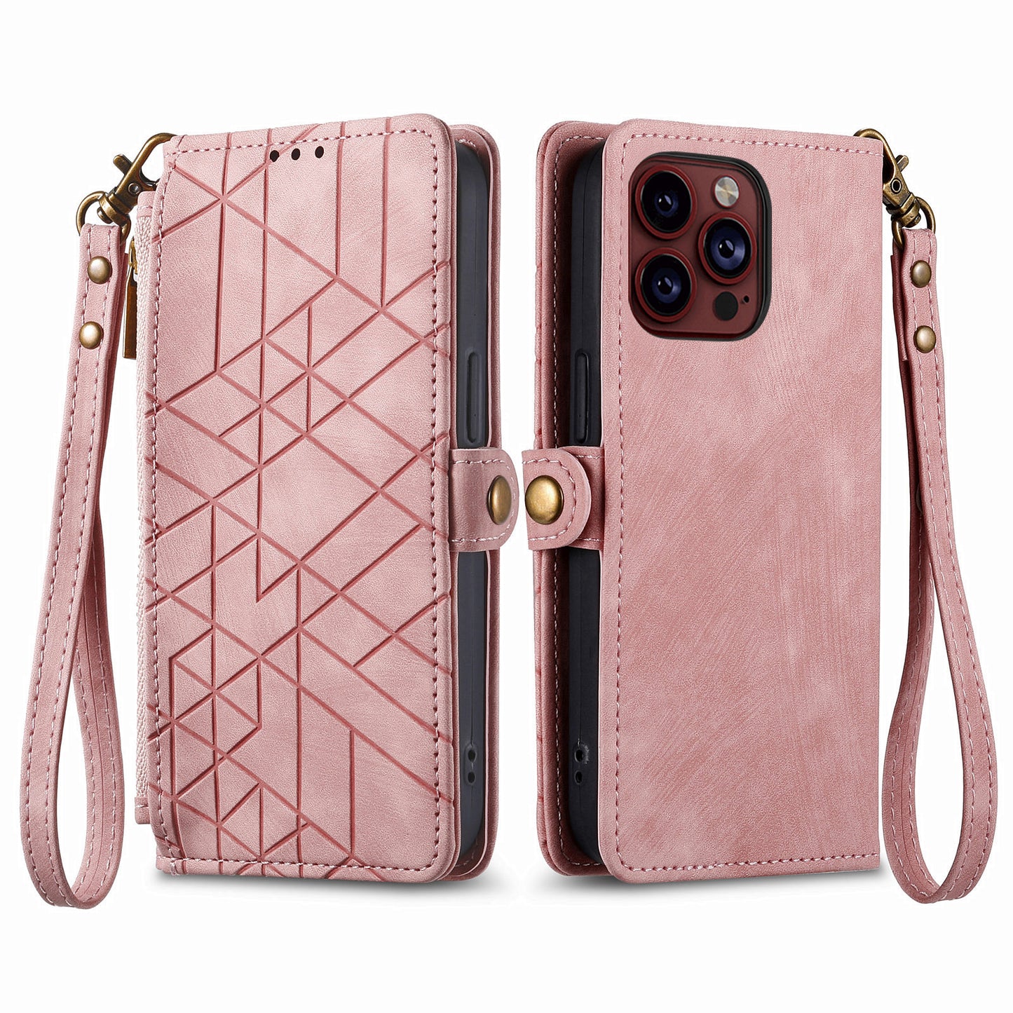 Geometric Wallet Phone Case