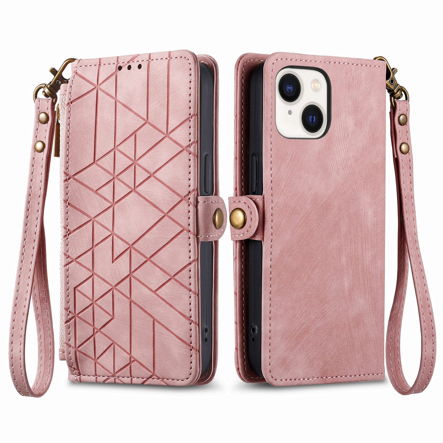 Geometric Wallet Phone Case