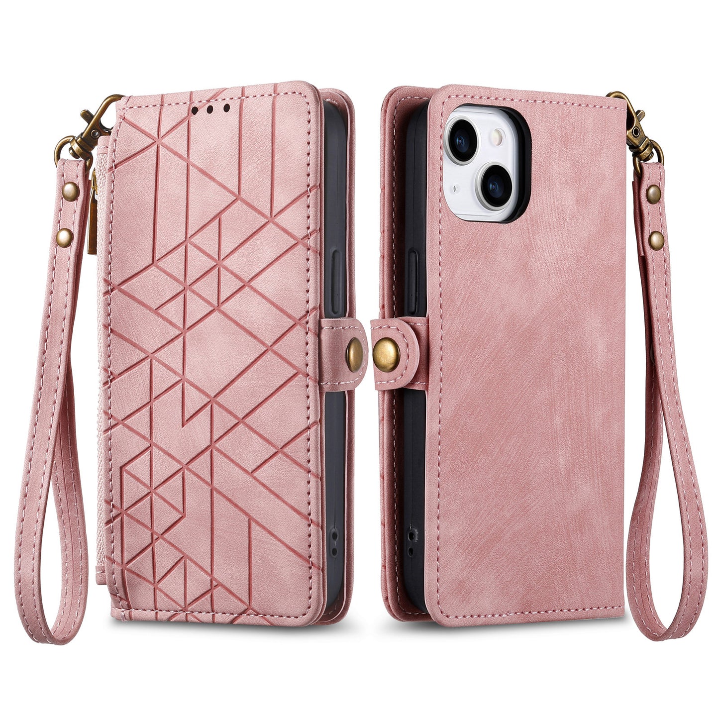 Geometric Wallet Phone Case