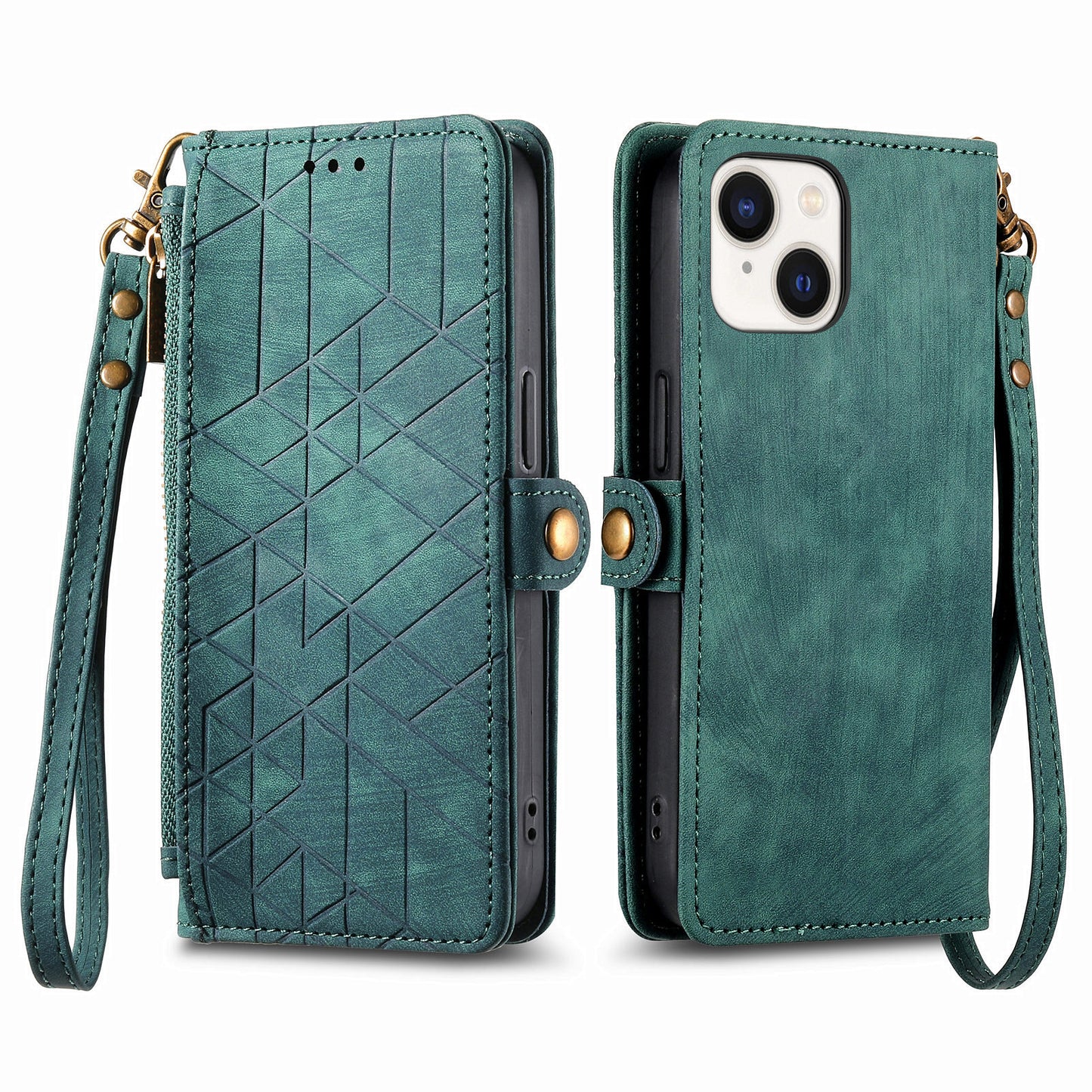 Geometric Wallet Phone Case