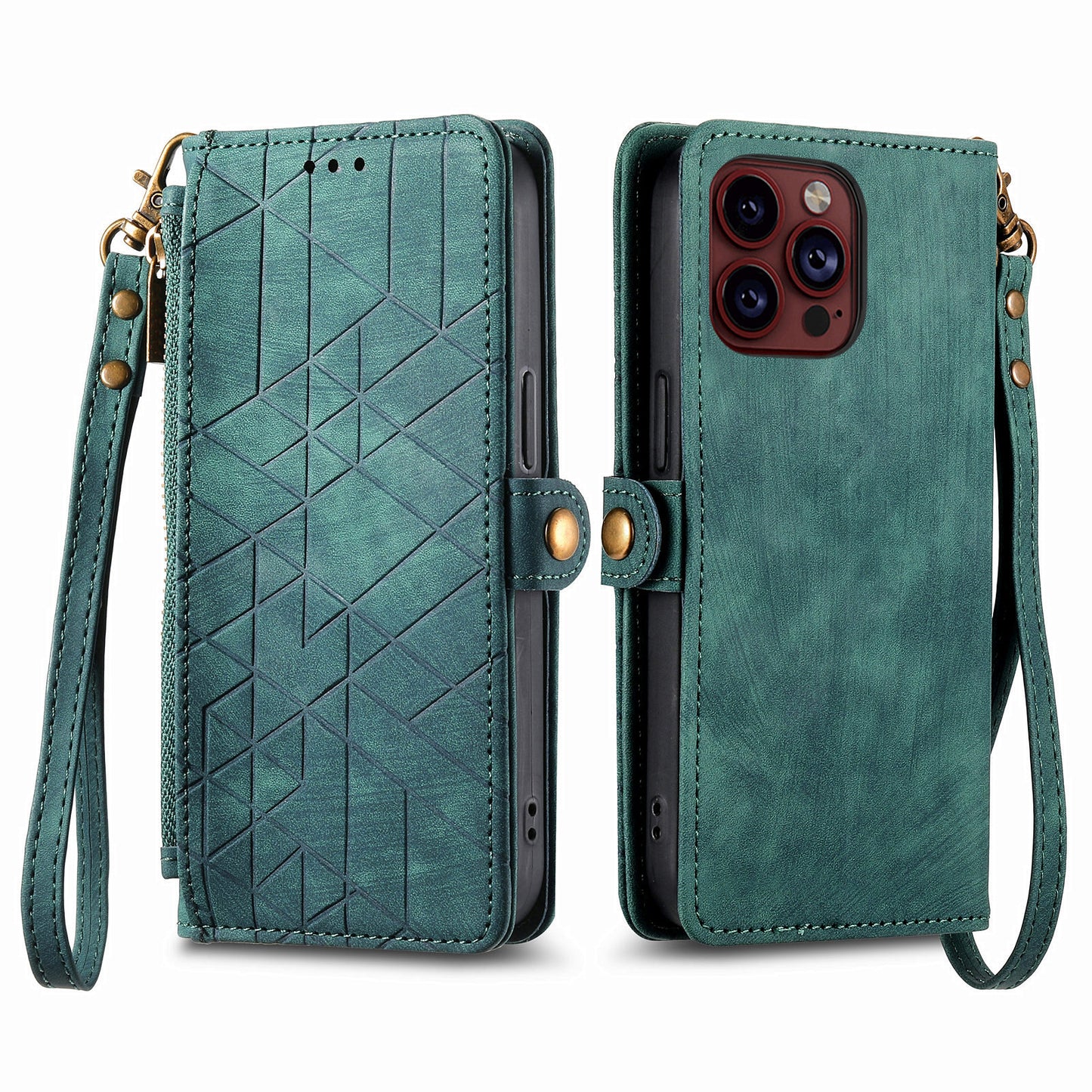 Geometric Wallet Phone Case