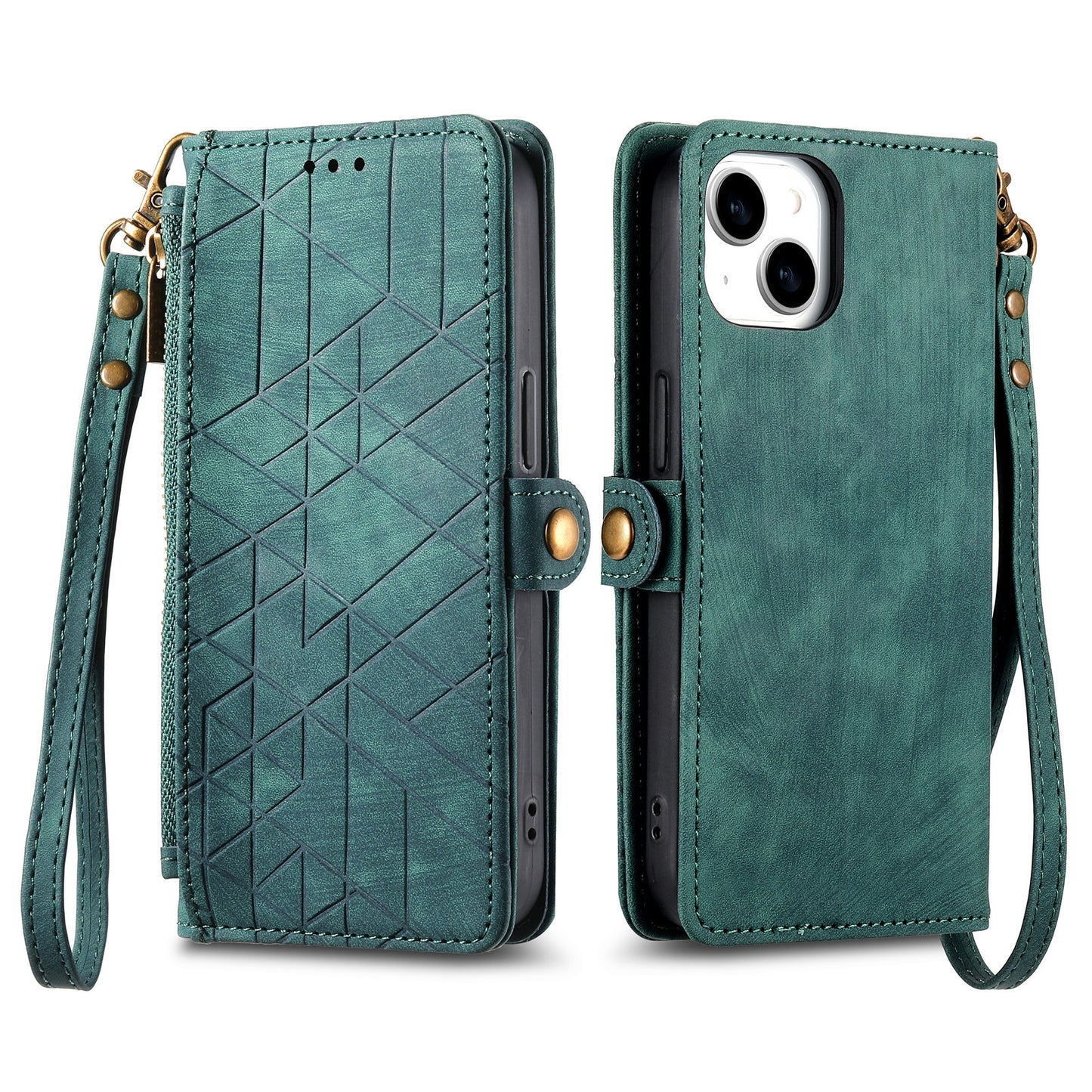 Geometric Wallet Phone Case