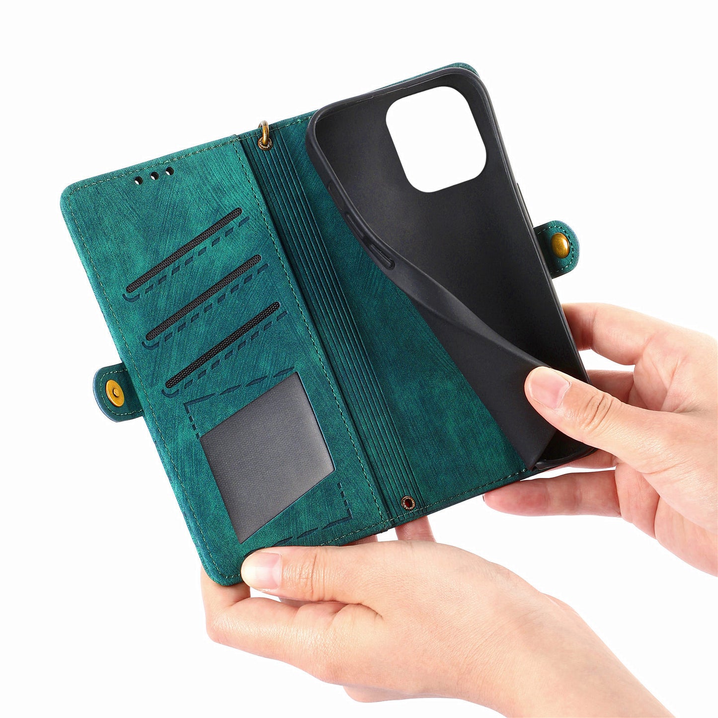 Geometric Wallet Phone Case