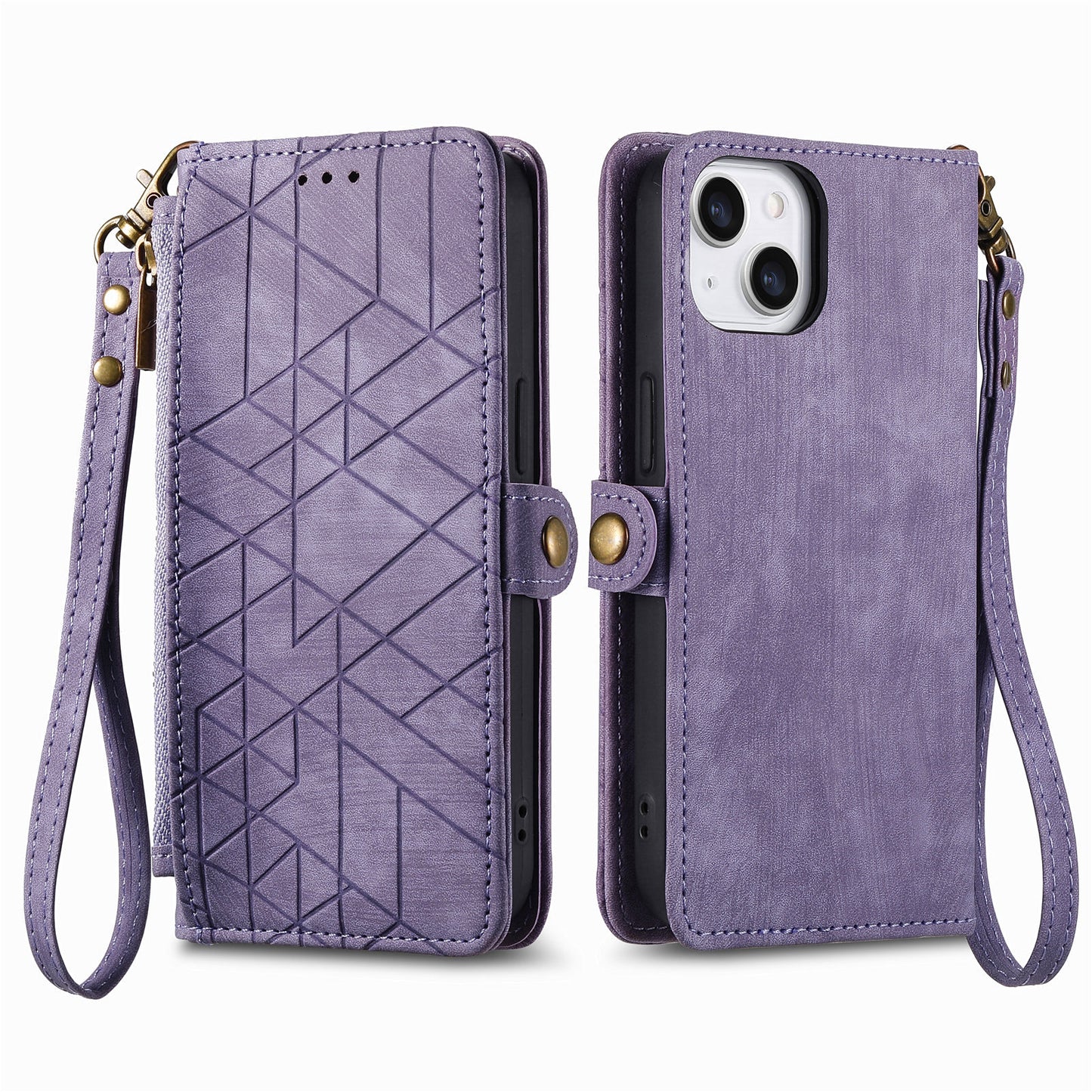 Geometric Wallet Phone Case