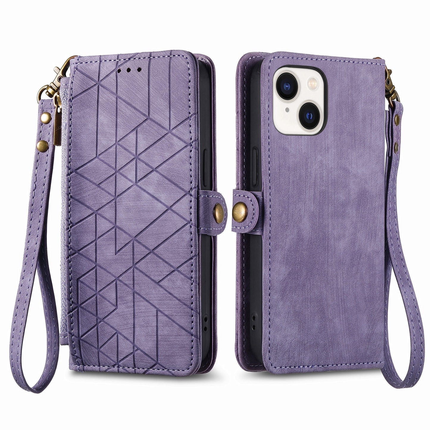 Geometric Wallet Phone Case