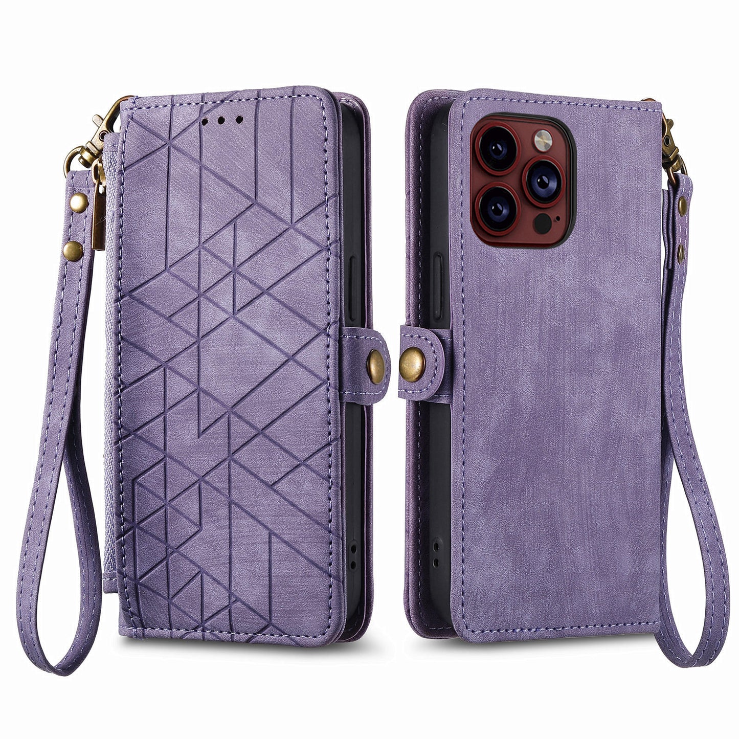 Geometric Wallet Phone Case