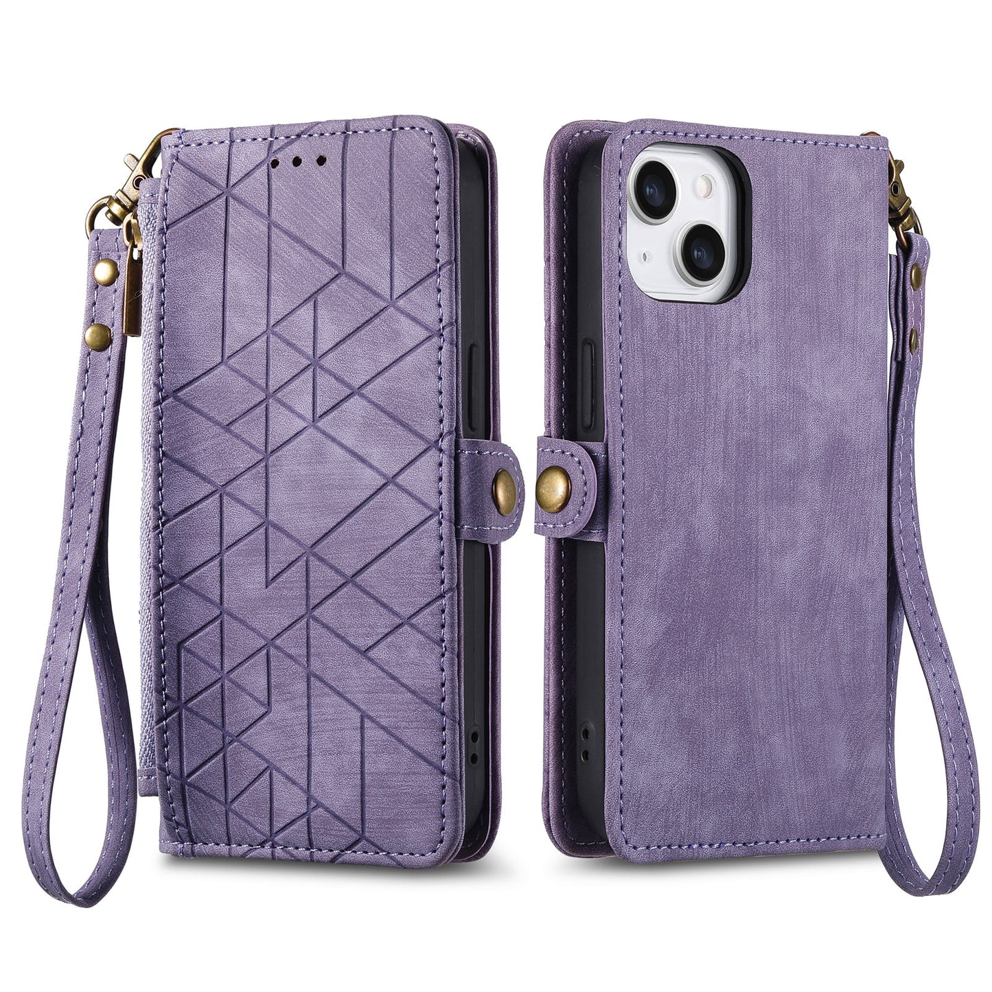 Geometric Wallet Phone Case