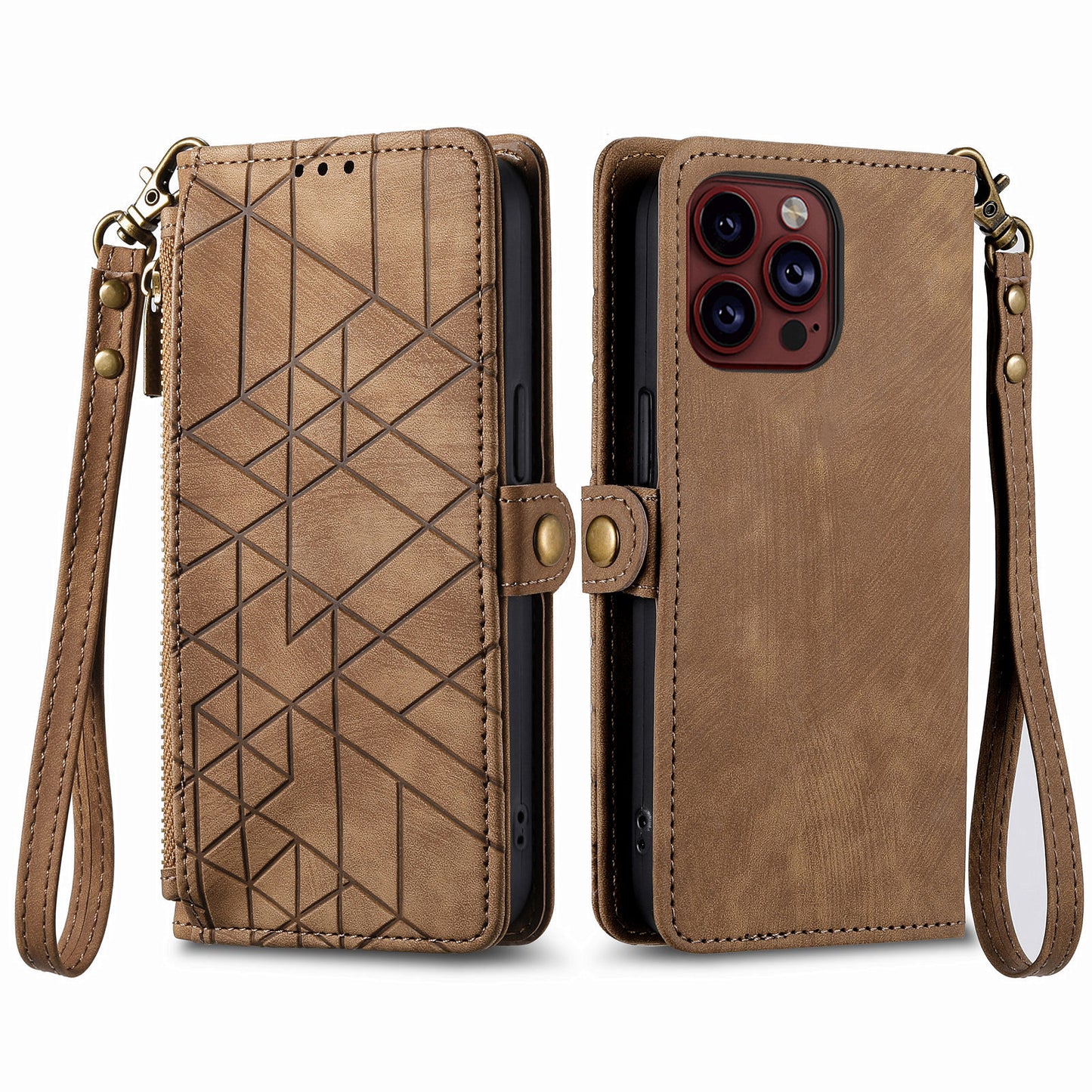 Geometric Wallet Phone Case