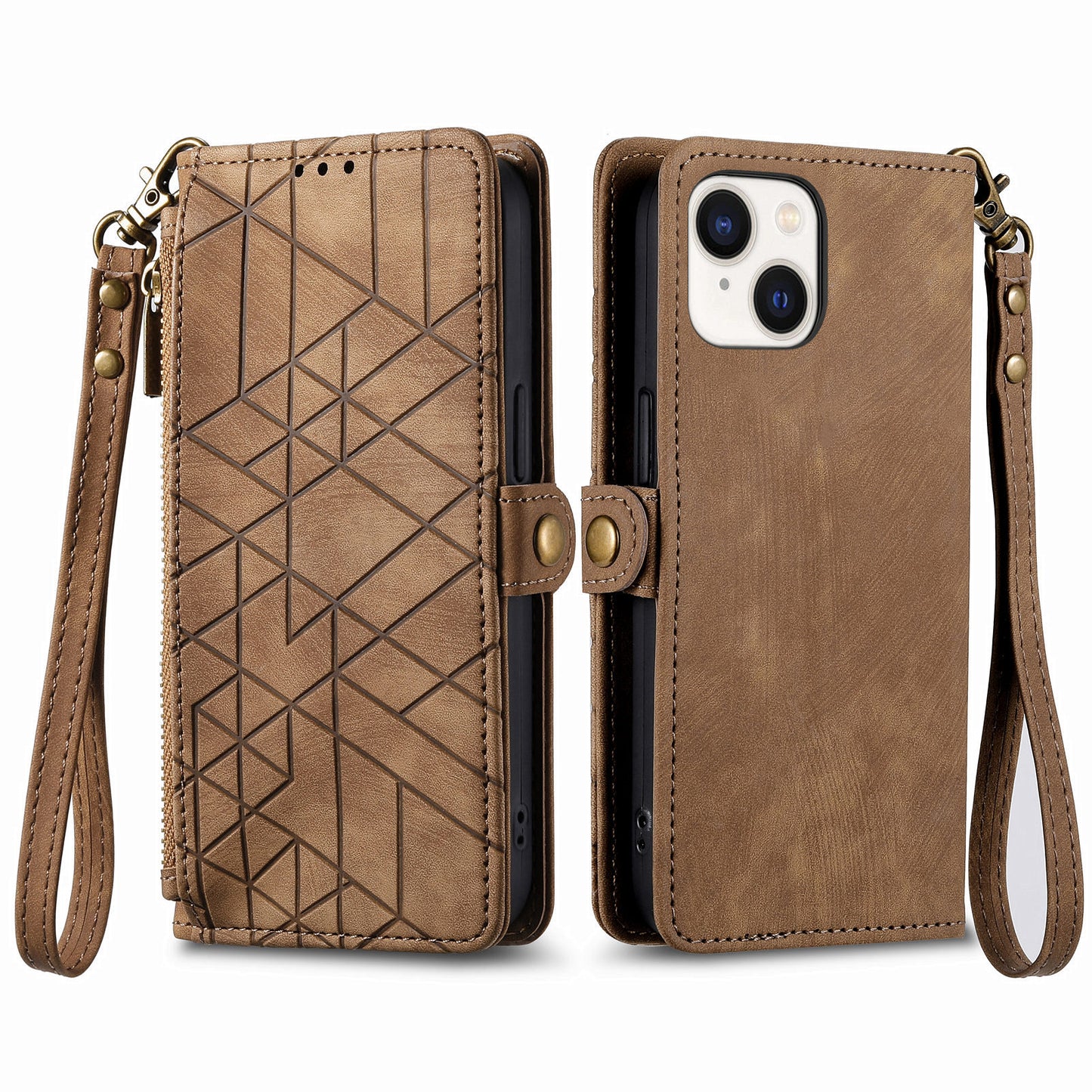 Geometric Wallet Phone Case