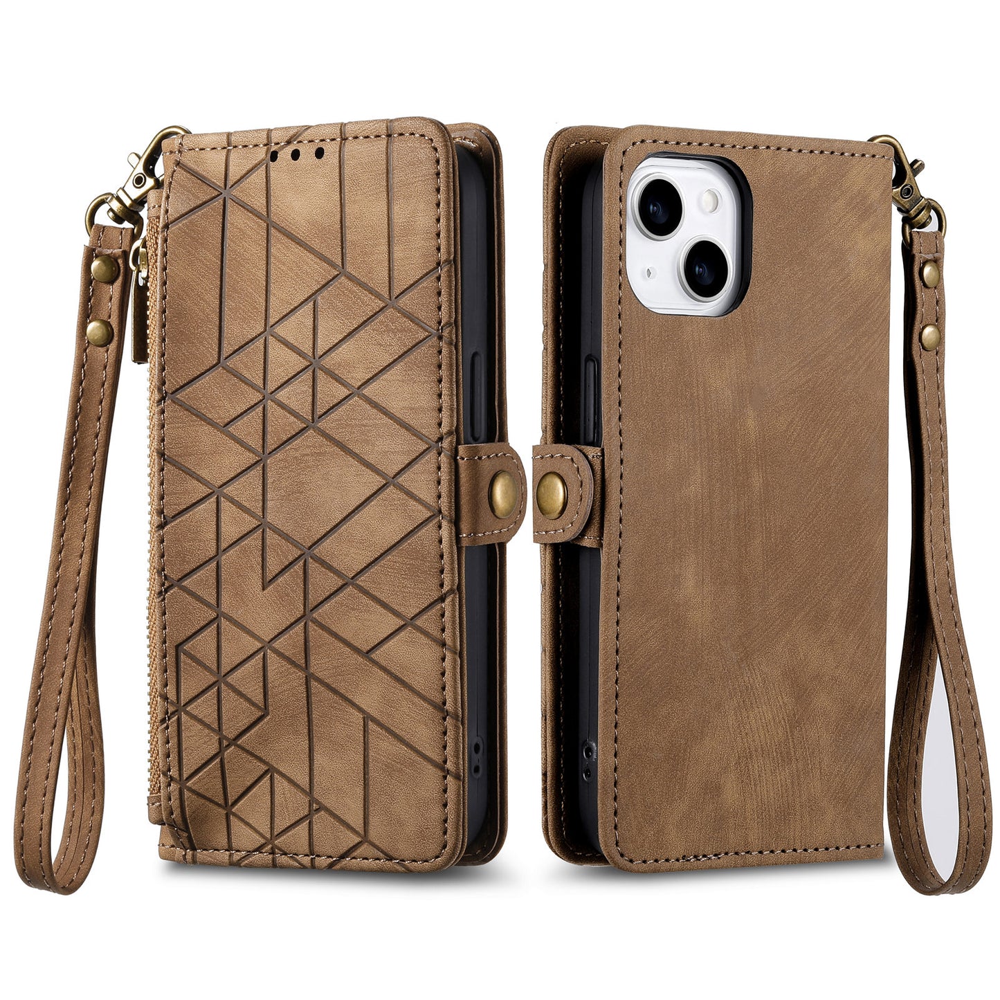 Geometric Wallet Phone Case