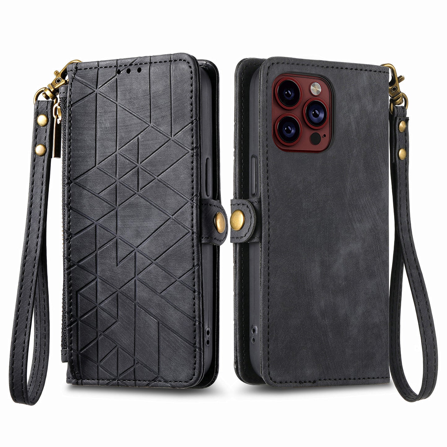 Geometric Wallet Phone Case