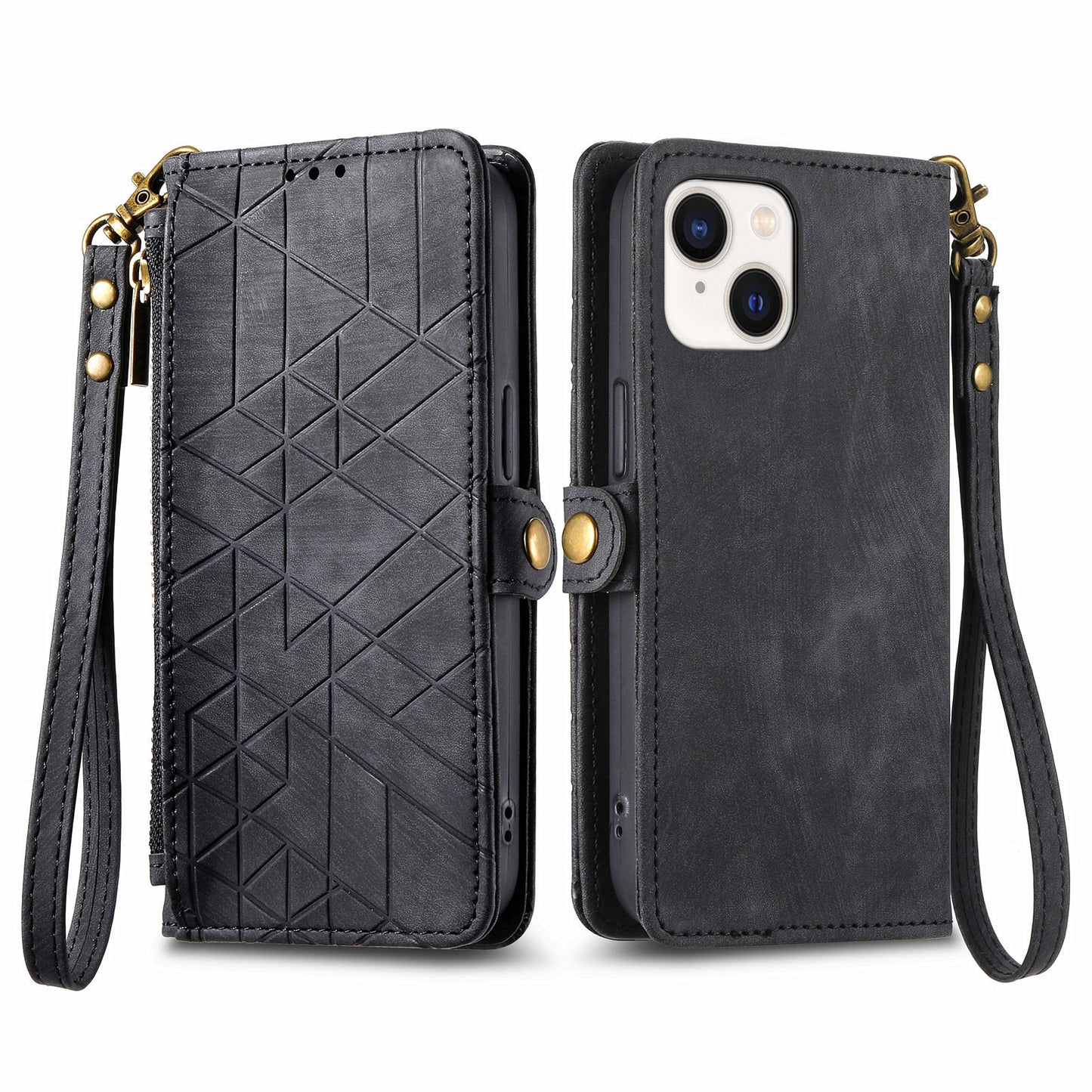 Geometric Wallet Phone Case