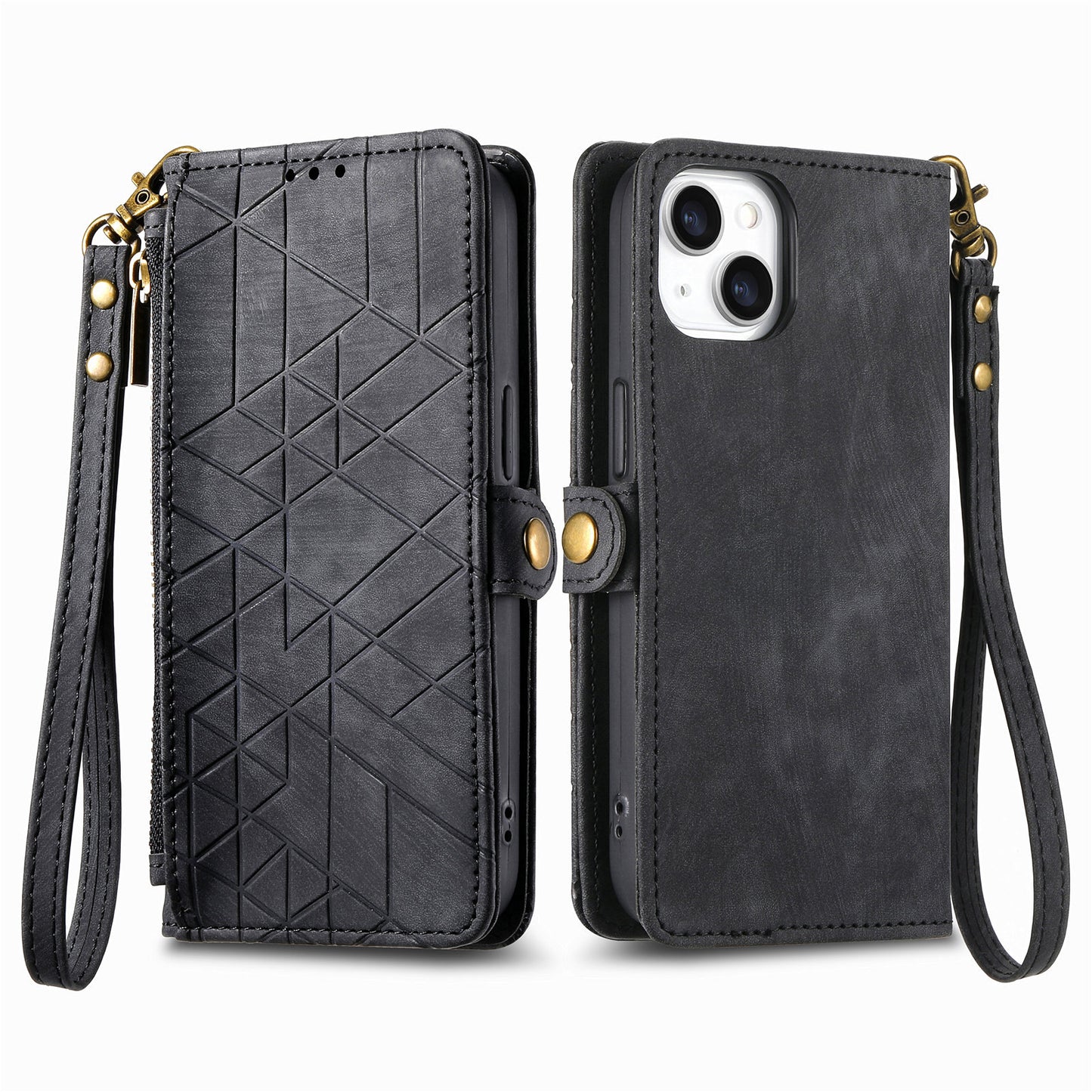 Geometric Wallet Phone Case