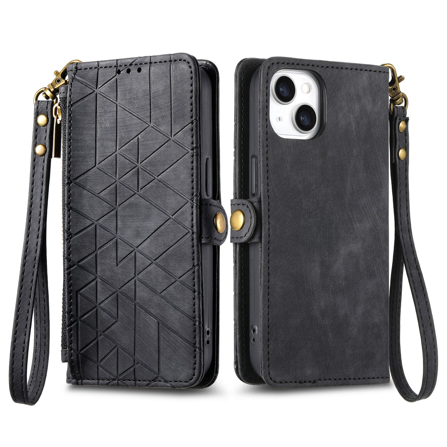 Geometric Wallet Phone Case