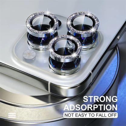Glitter Bling Metal Glass Camera Lens Protector