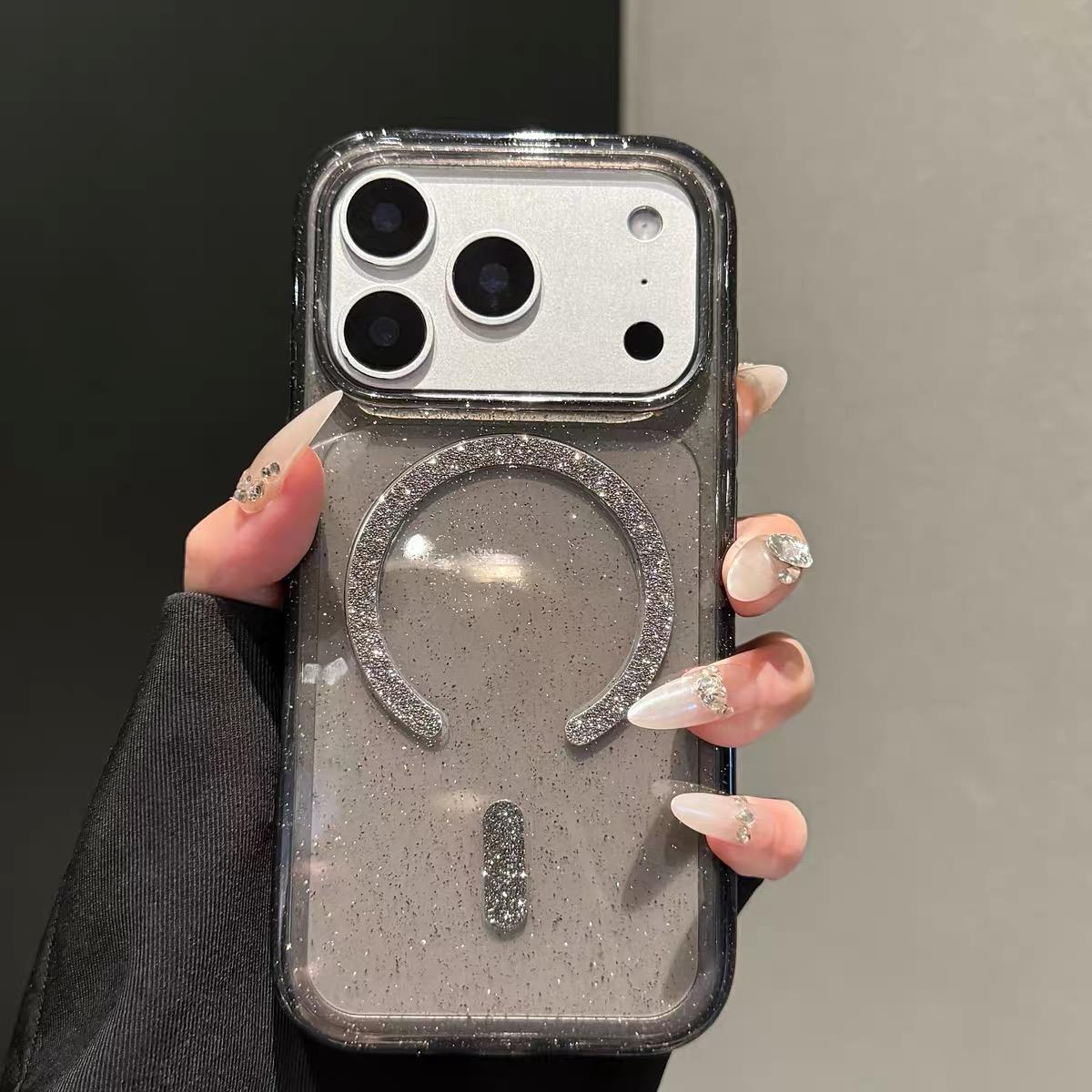 MagSafe Glitter Clear Case