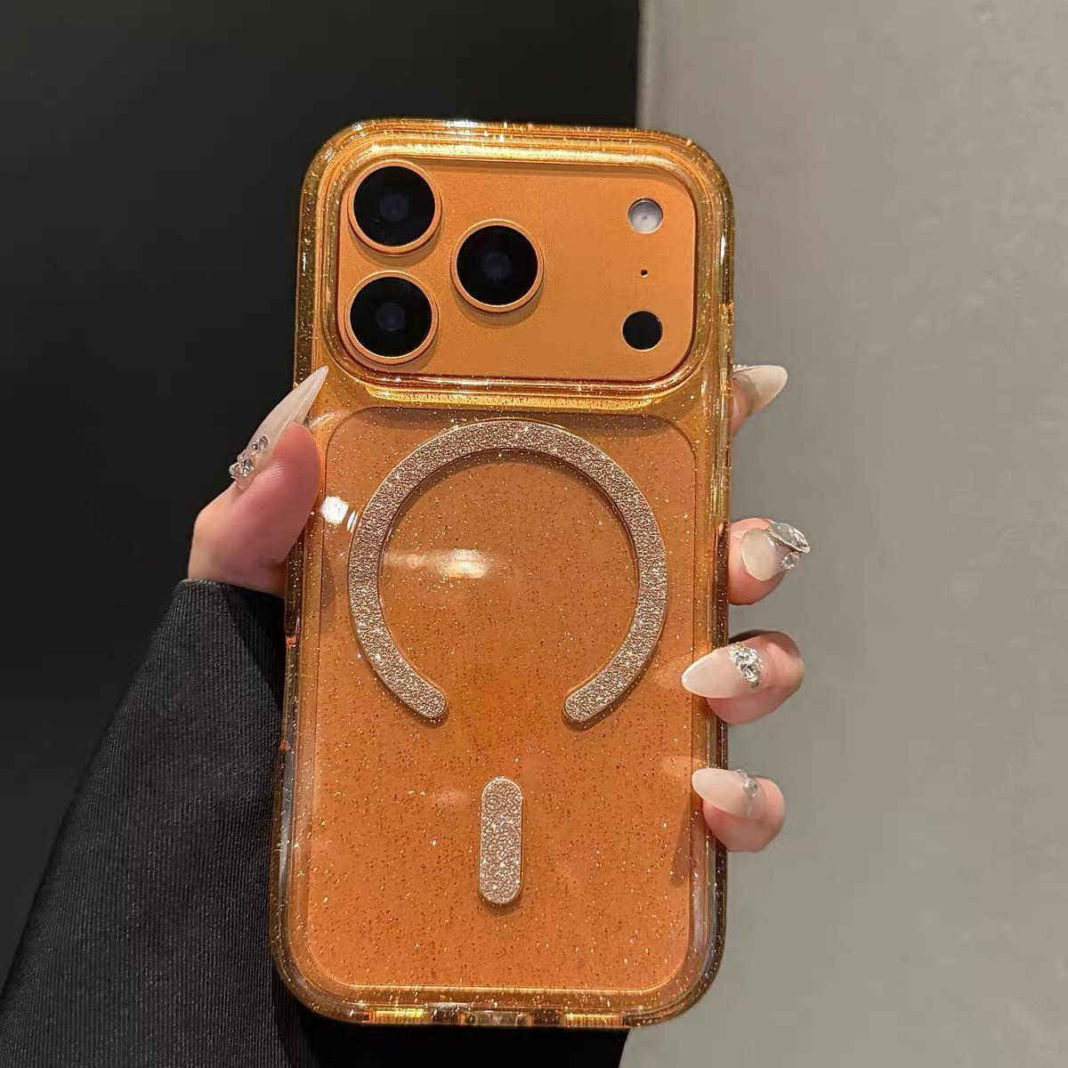 MagSafe Glitter Clear Case