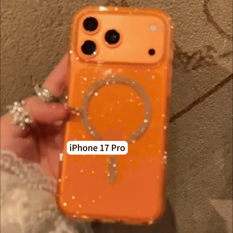 MagSafe Glitter Clear Case